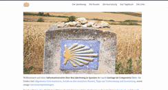 Desktop Screenshot of jakobsweg-spanien.info